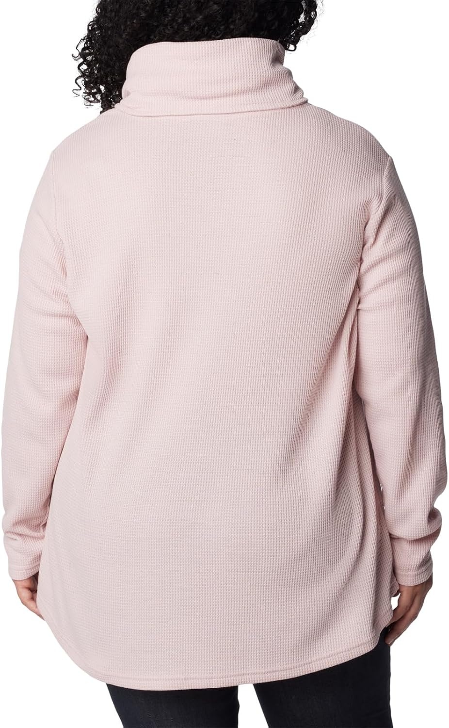 image:imageColumbia Womens Holly Hideaway Waffle Cowl Neck PulloverDusty Pink