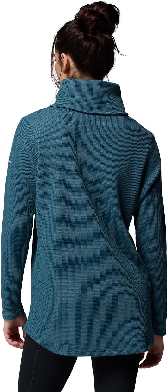 image:imageColumbia Womens Holly Hideaway Waffle Cowl Neck PulloverEverblue