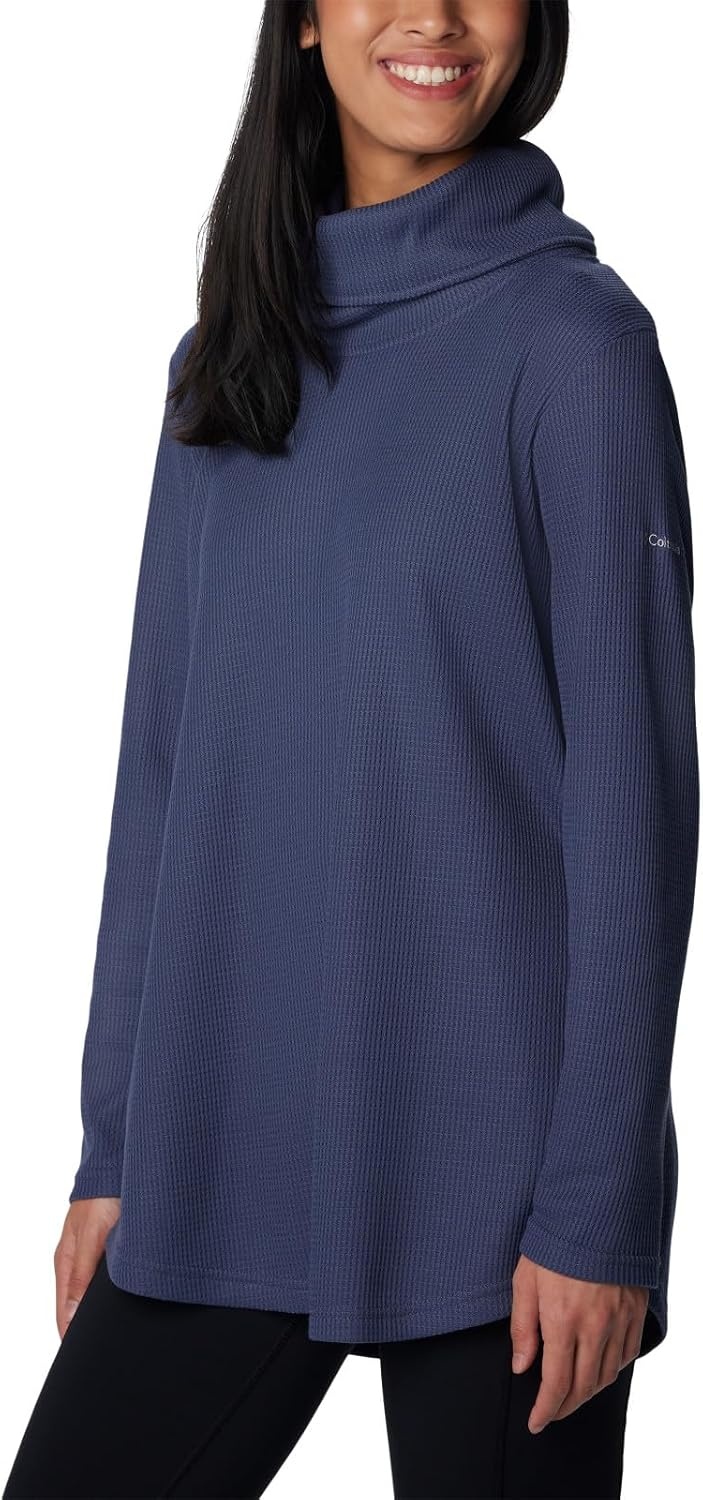 image:imageColumbia Womens Holly Hideaway Waffle Cowl Neck PulloverNocturnal