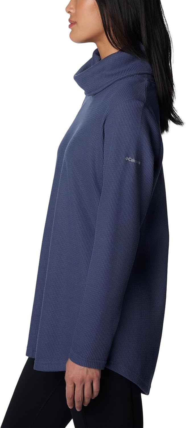 image:imageColumbia Womens Holly Hideaway Waffle Cowl Neck PulloverNocturnal