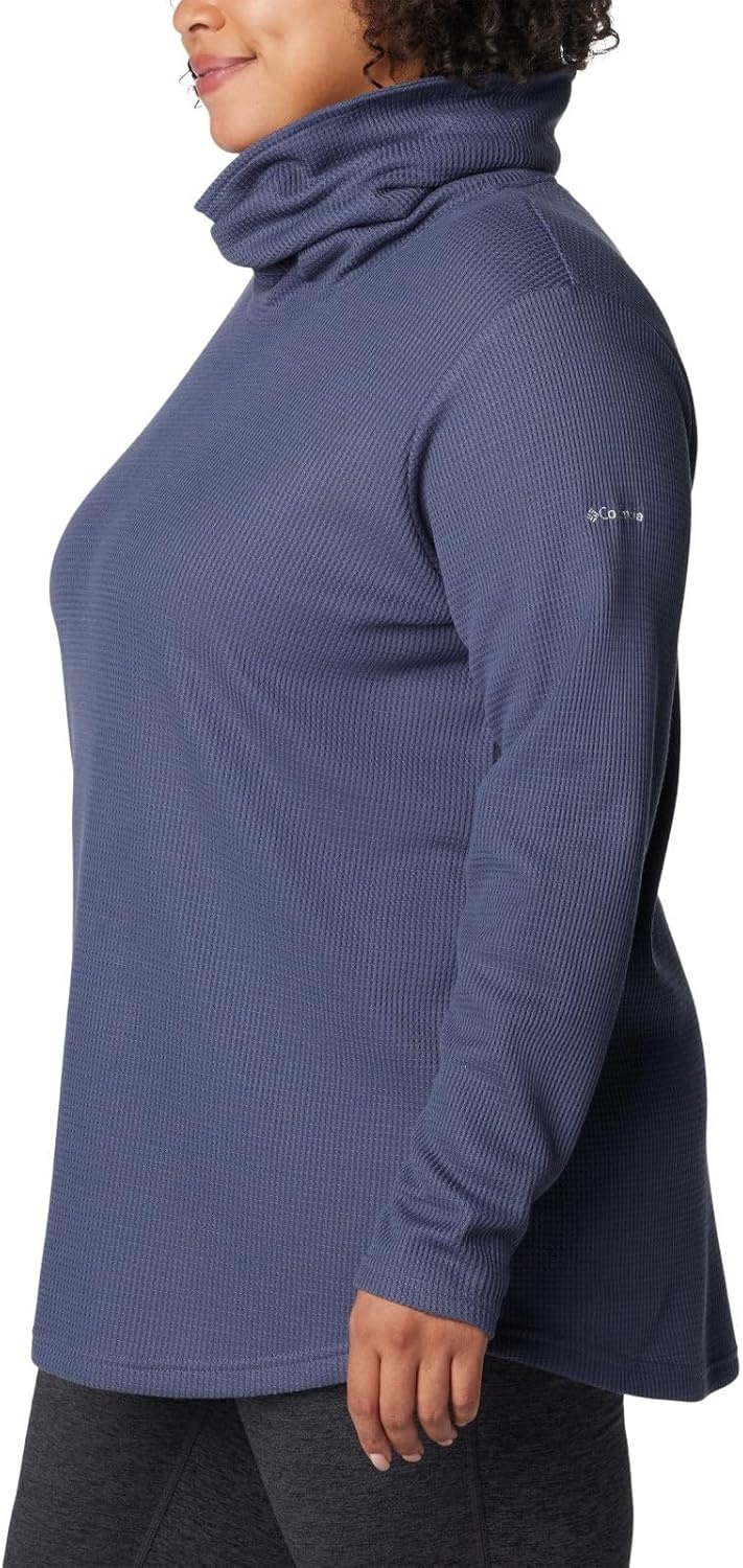 image:imageColumbia Womens Holly Hideaway Waffle Cowl Neck PulloverNocturnal