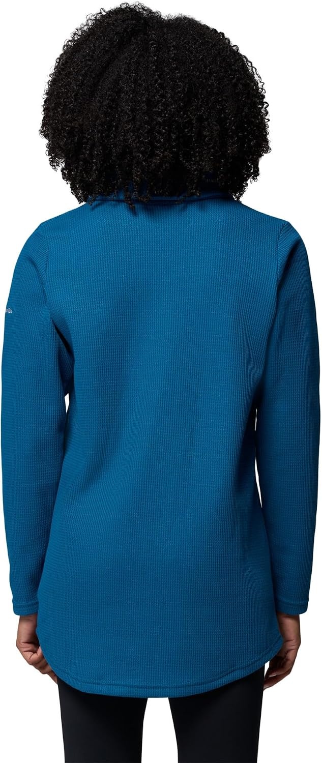 image:imageColumbia Womens Holly Hideaway Waffle Cowl Neck PulloverPhoenix Blue