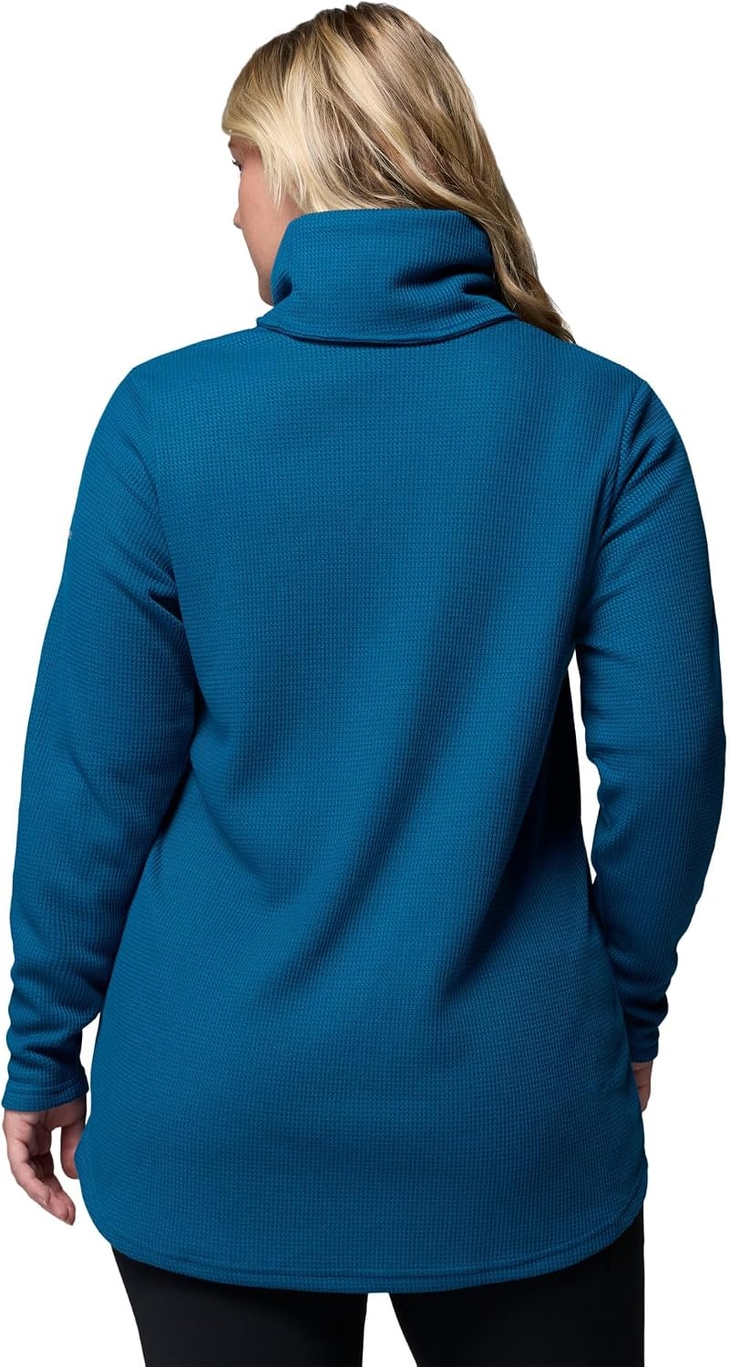 image:imageColumbia Womens Holly Hideaway Waffle Cowl Neck PulloverPhoenix Blue