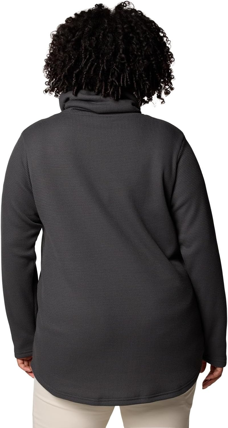 image:imageColumbia Womens Holly Hideaway Waffle Cowl Neck PulloverShark