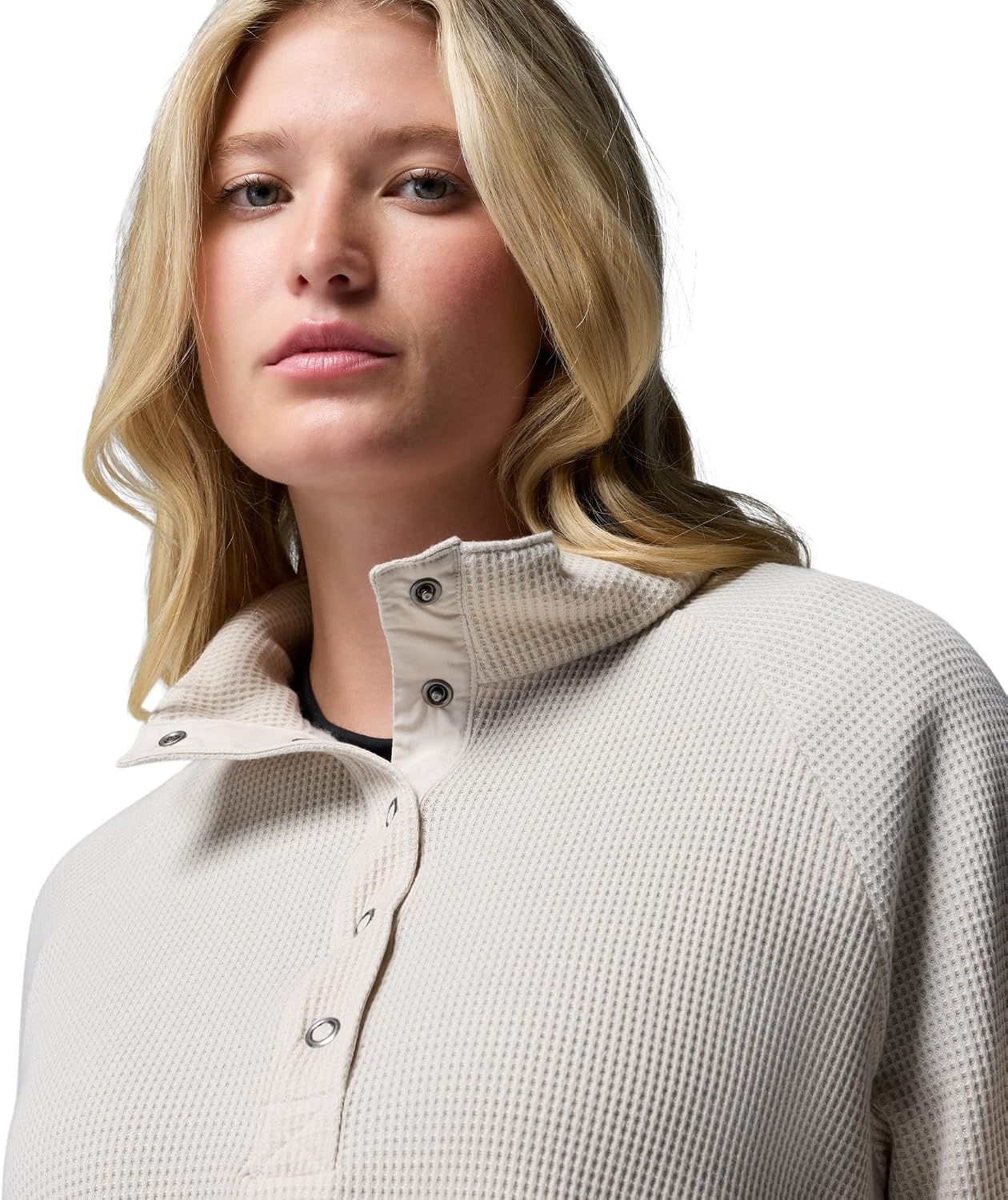 image:imageColumbia Womens Holly Hideaway Waffle Half SnapDark Stone
