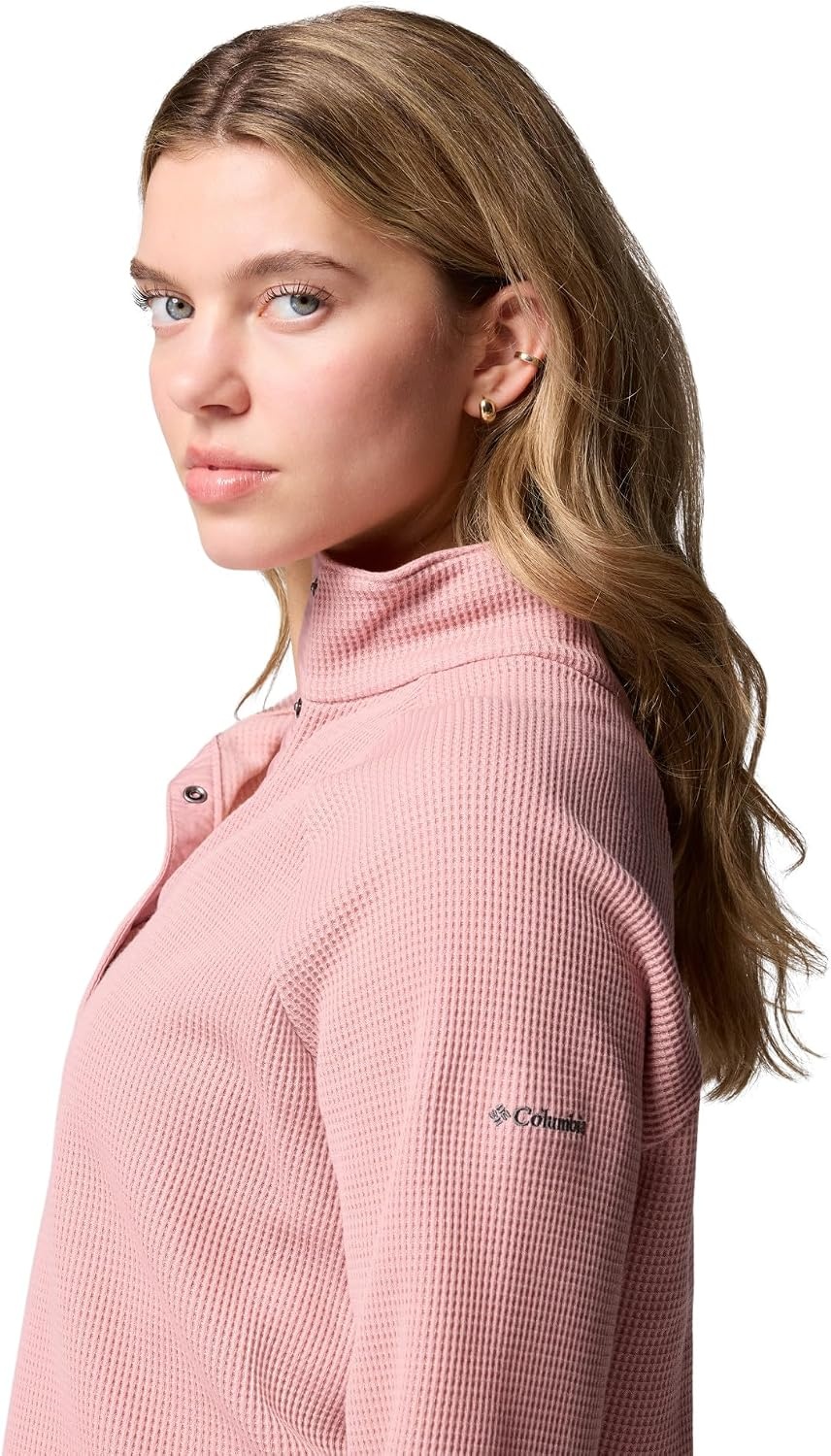 image:imageColumbia Womens Holly Hideaway Waffle Half SnapEraser Pink