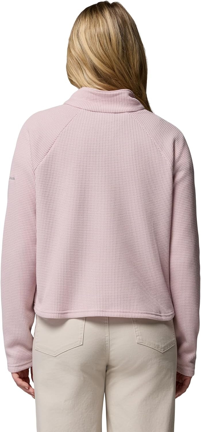 image:imageColumbia Womens Holly Hideaway Waffle Half SnapMineral Pink