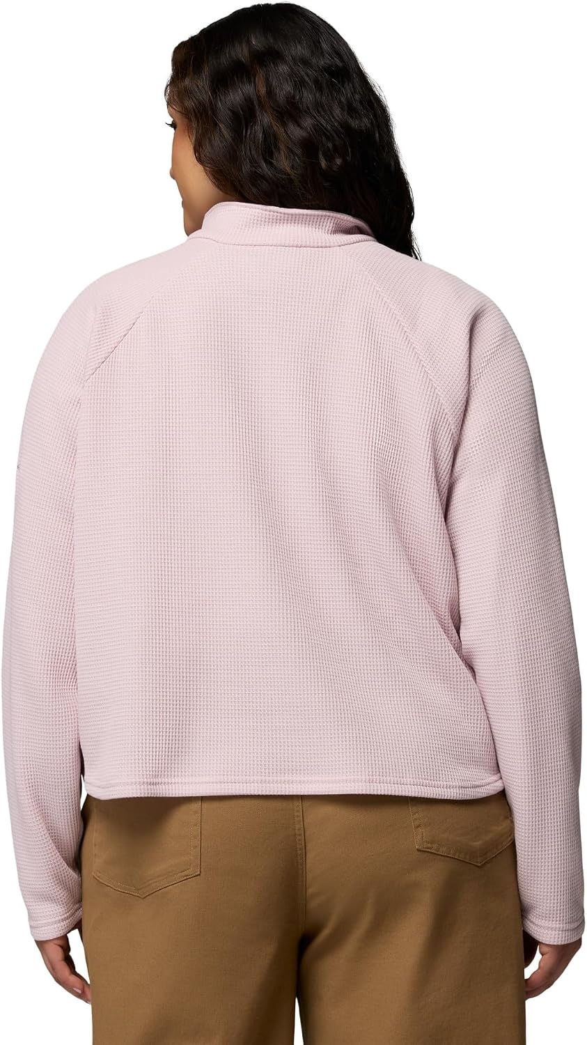 image:imageColumbia Womens Holly Hideaway Waffle Half SnapMineral Pink