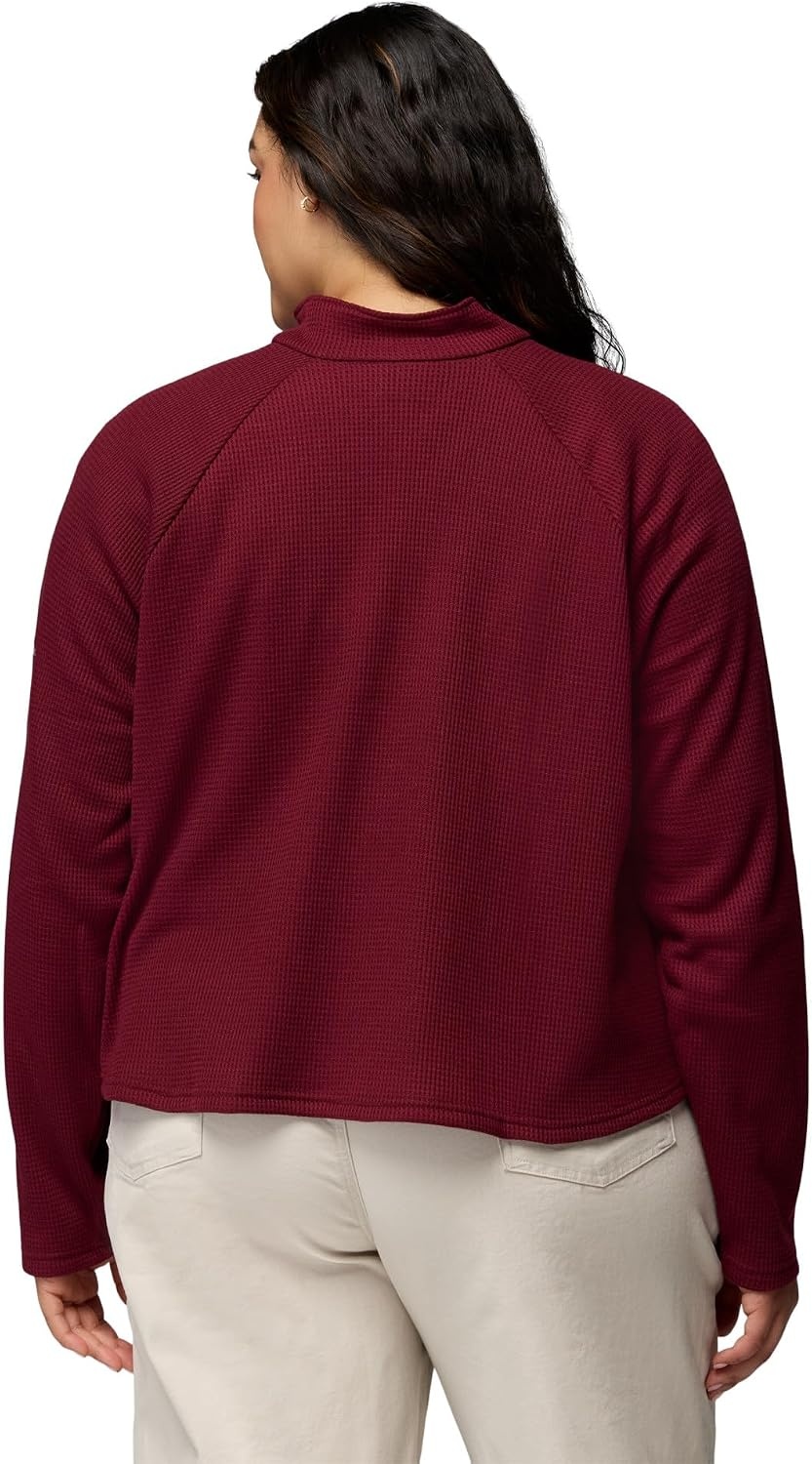 image:imageColumbia Womens Holly Hideaway Waffle Half SnapRich Wine