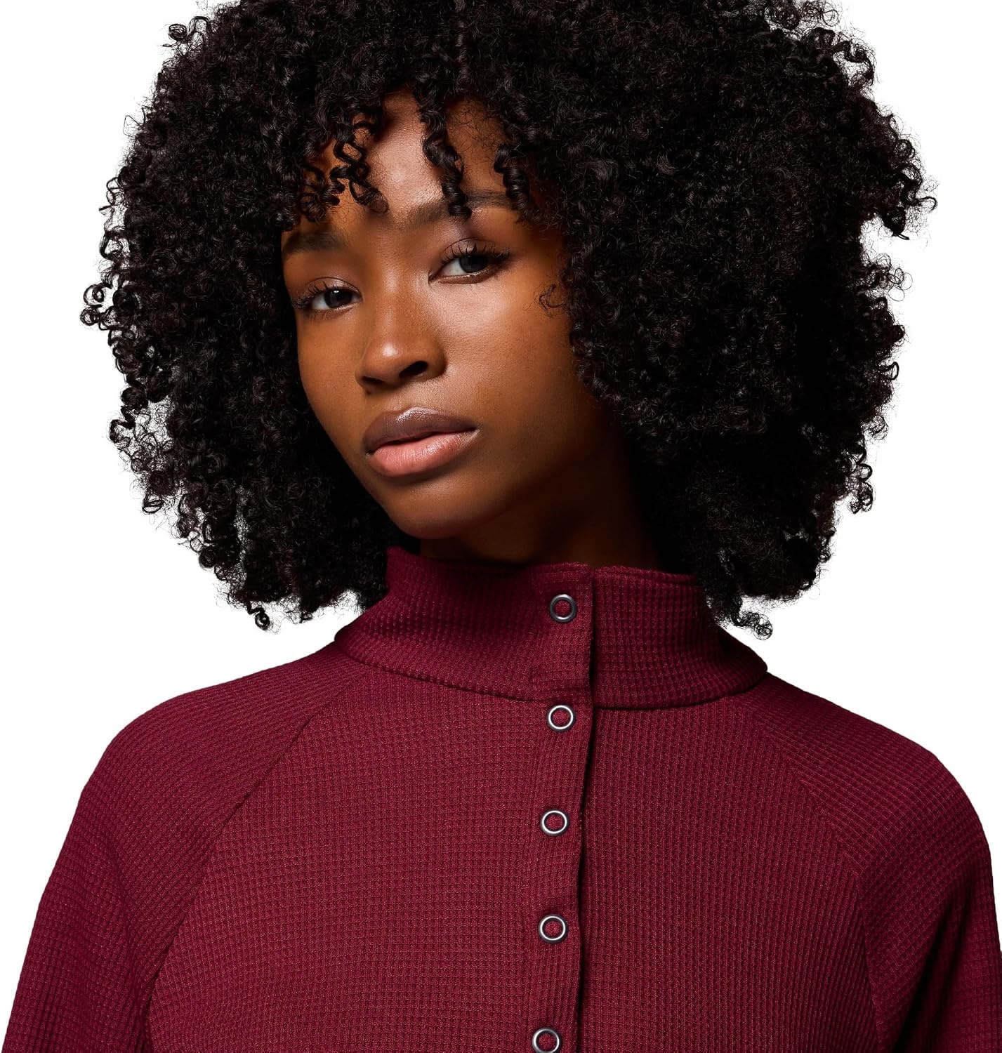 image:imageColumbia Womens Holly Hideaway Waffle Half SnapRich Wine
