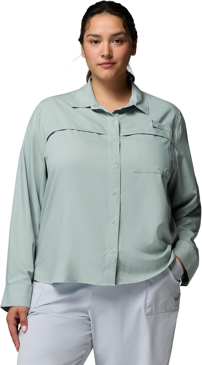 image:imageColumbia Womens PFG Castback Woven Long SleeveNiagara