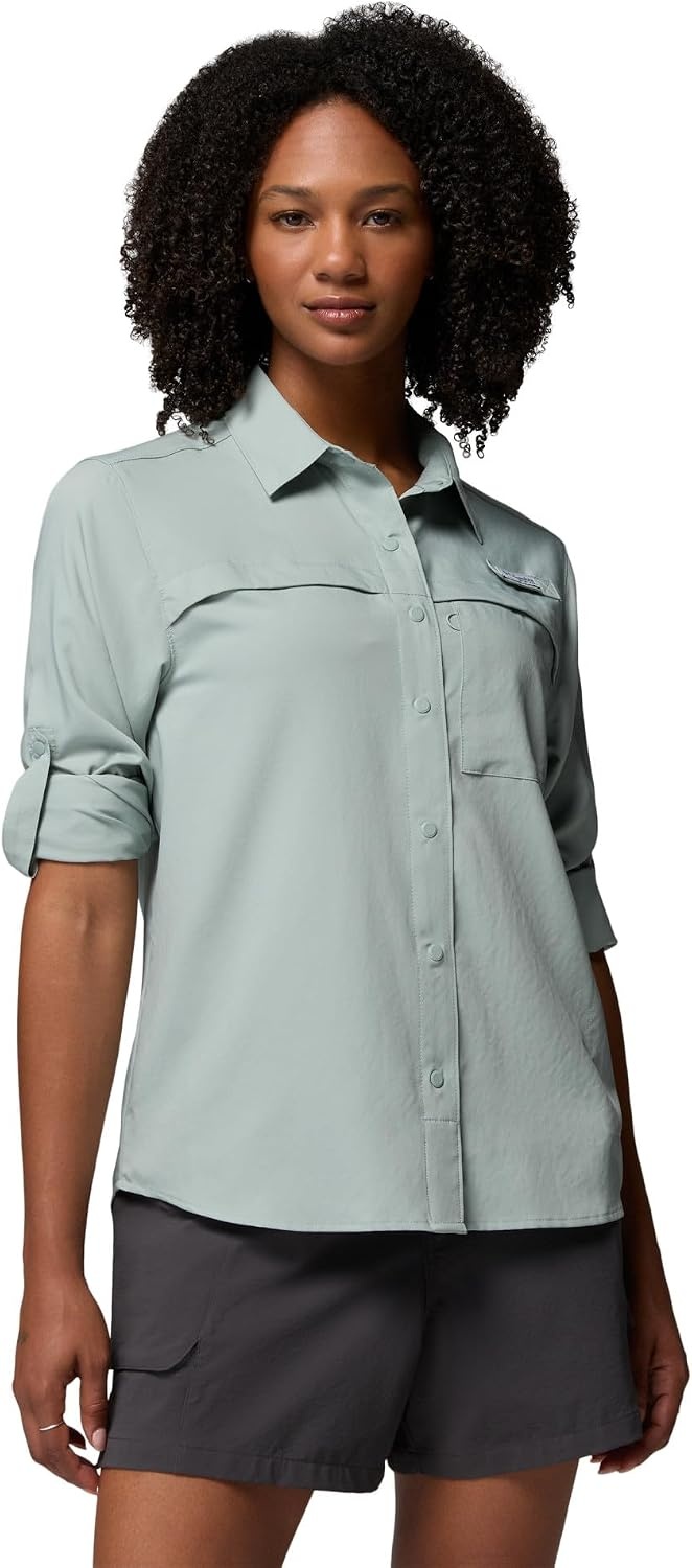 image:imageColumbia Womens PFG Castback Woven Long SleeveNiagara