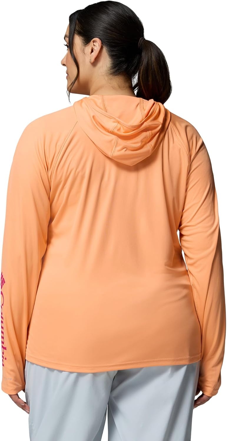 image:imageColumbia Womens PFG Tidal Tee II HoodieBright NectarGuava Pink