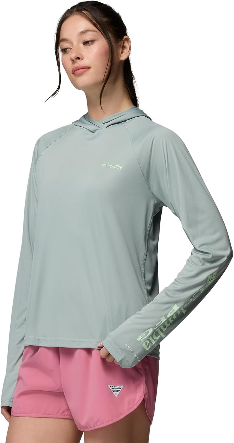 image:imageColumbia Womens PFG Tidal Tee II HoodieNiagaraKey West Logo