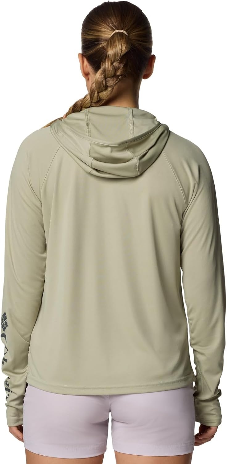 image:imageColumbia Womens PFG Tidal Tee II HoodieSmokey Sage