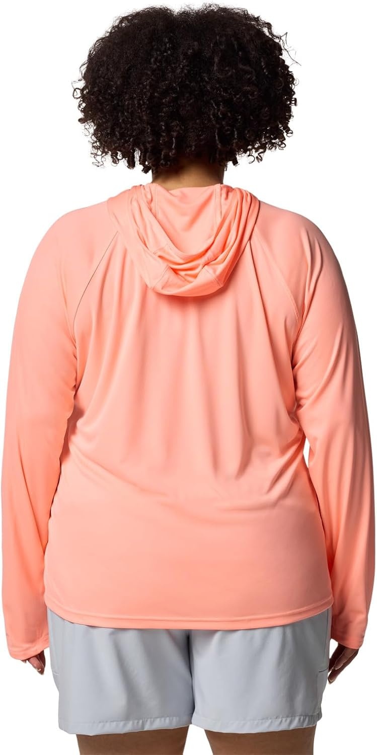 image:imageColumbia Womens PFG Tidal Tee II HoodieTiki Pink