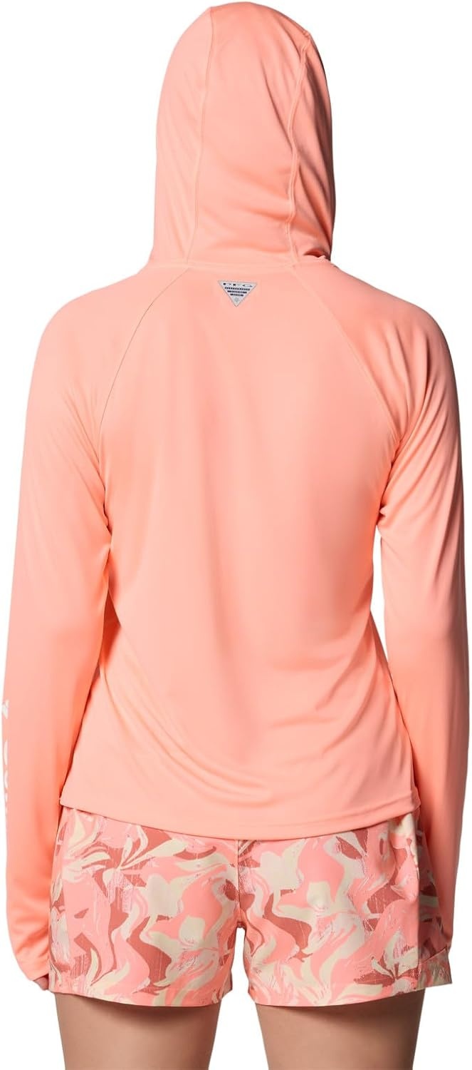 image:imageColumbia Womens PFG Tidal Tee II HoodieTiki Pink