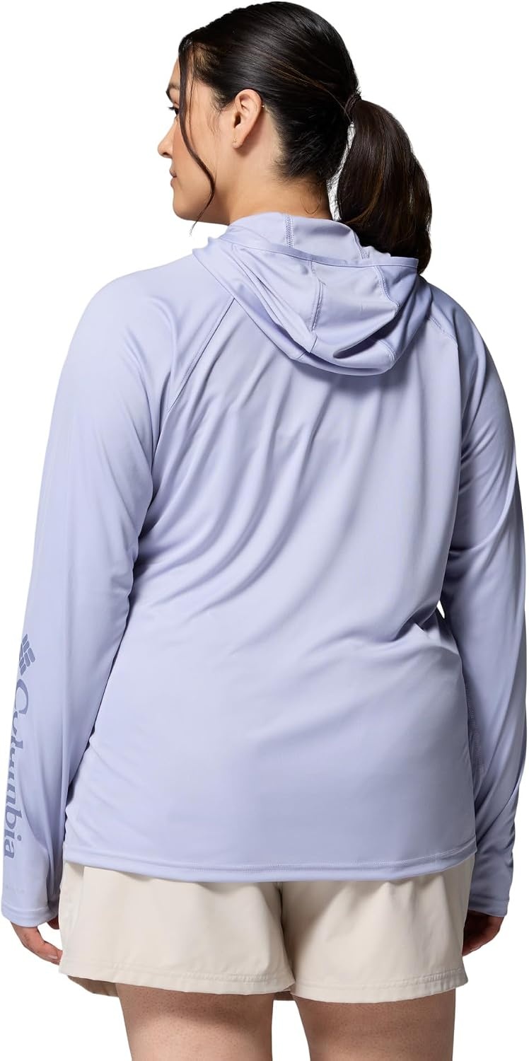 image:imageColumbia Womens PFG Tidal Tee II HoodieTwilightNew Moon