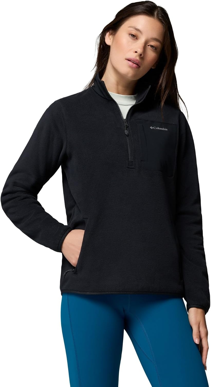 image:imageColumbia Womens Pacific Arch 200 Half Zip FleeceBlack