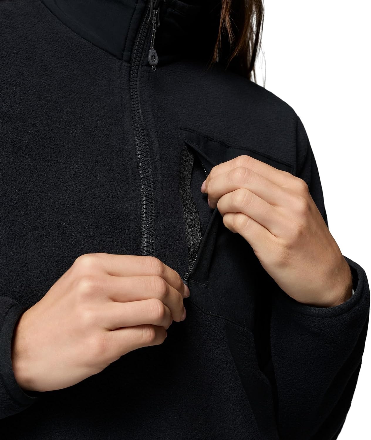 image:imageColumbia Womens Pacific Arch 200 Half Zip FleeceBlack