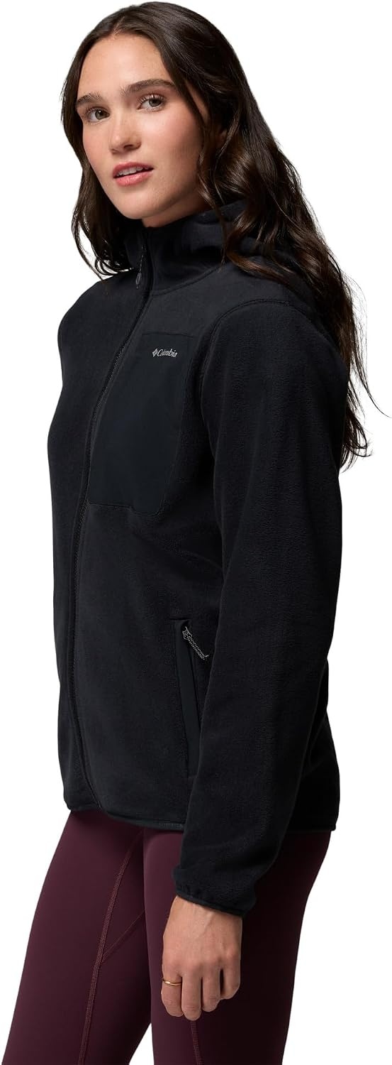 image:imageColumbia Womens Pacific Arch 200 Hooded Full Zip FleeceBlack