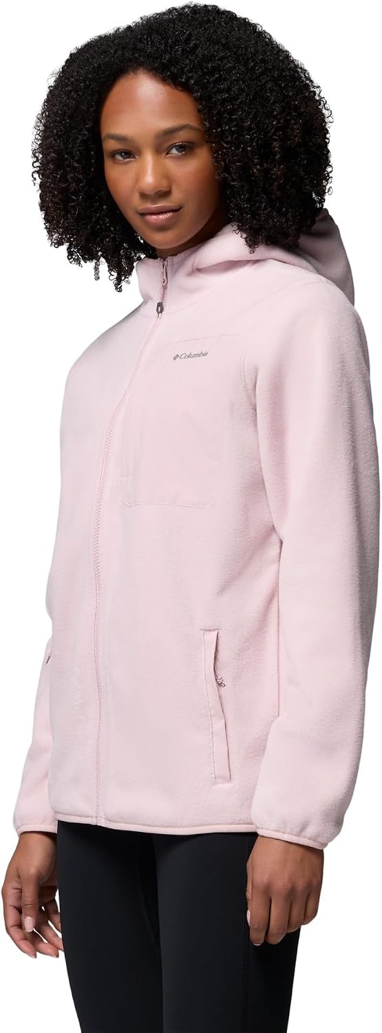 image:imageColumbia Womens Pacific Arch 200 Hooded Full Zip FleeceMineral Pink