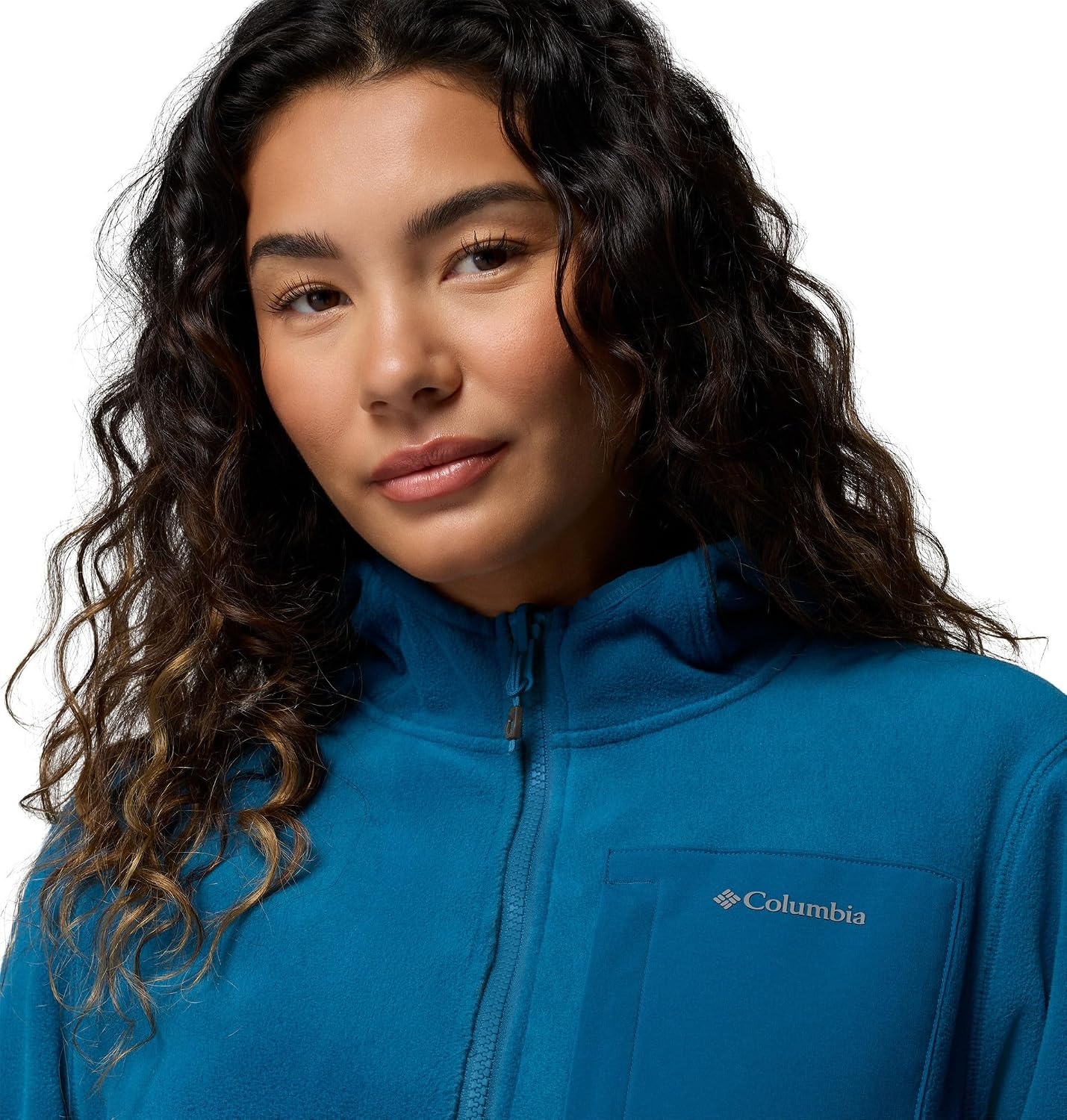 image:imageColumbia Womens Pacific Arch 200 Hooded Full Zip FleecePhoenix Blue