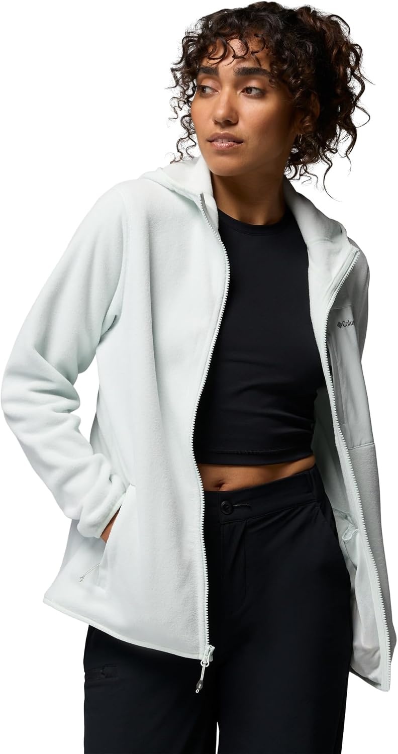 image:imageColumbia Womens Pacific Arch 200 Hooded Full Zip FleeceTea Light