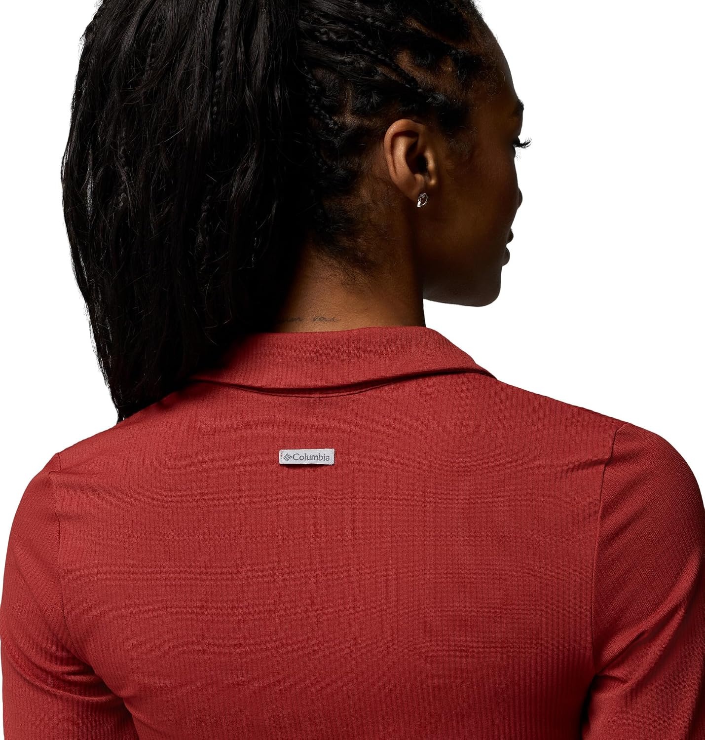 image:imageColumbia Womens Pinetown Canyon Long Sleeve HenleyRed Oxide
