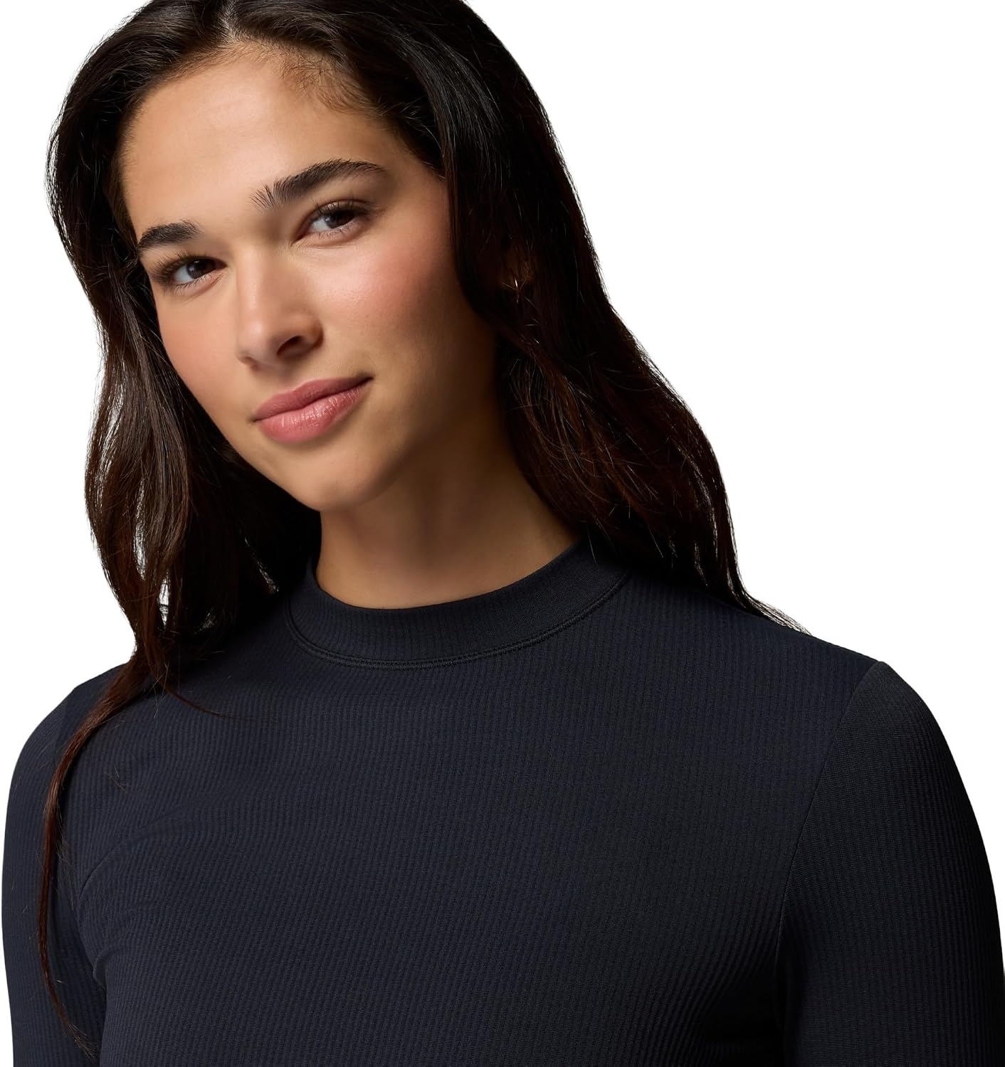 image:imageColumbia Womens Pinetown Canyon Long Sleeve MockneckBlack