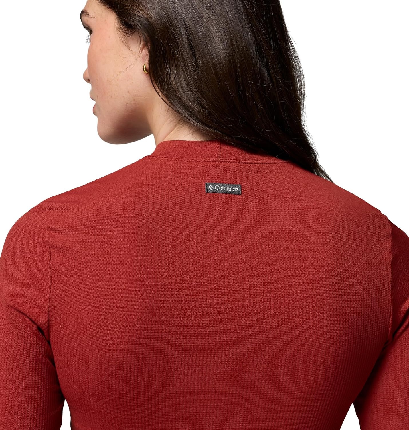 image:imageColumbia Womens Pinetown Canyon Long Sleeve MockneckRed Oxide