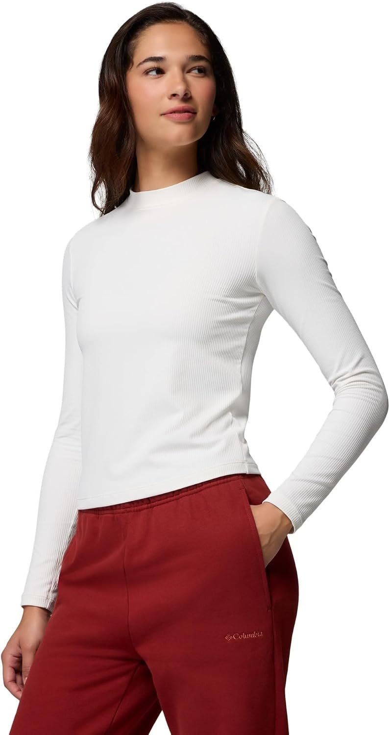 image:imageColumbia Womens Pinetown Canyon Long Sleeve MockneckSea Salt