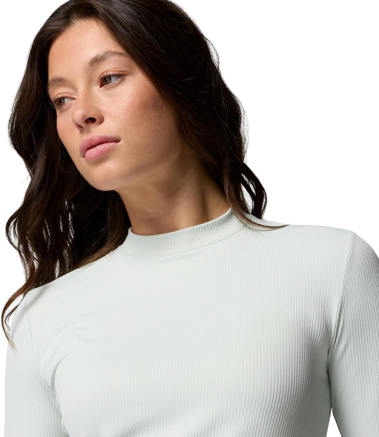 image:imageColumbia Womens Pinetown Canyon Long Sleeve MockneckTea Light