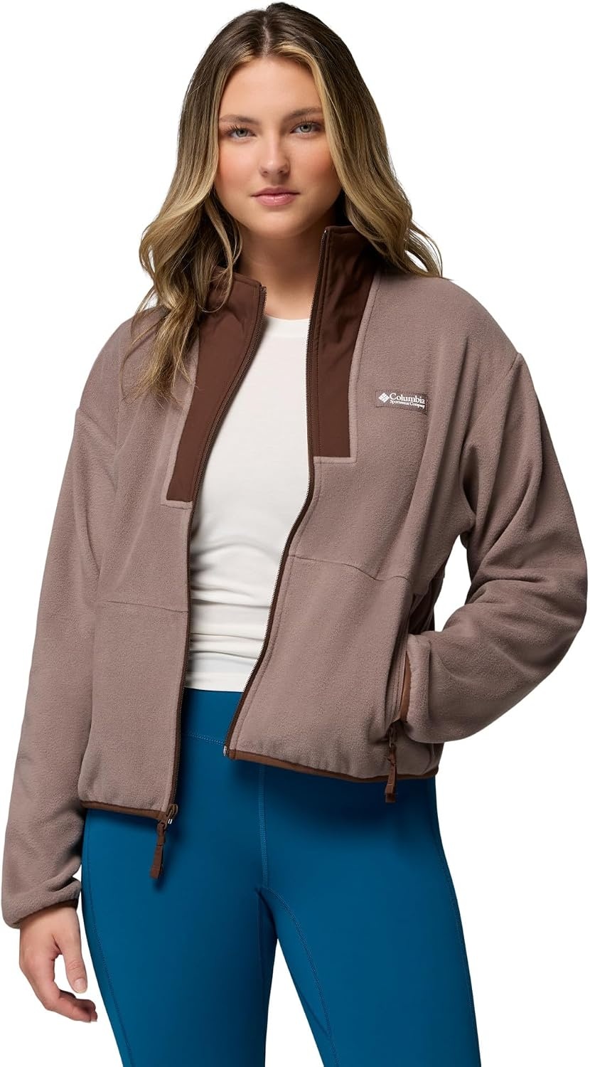 image:imageColumbia Womens Sequoia Grove II Full ZipIronTobacco