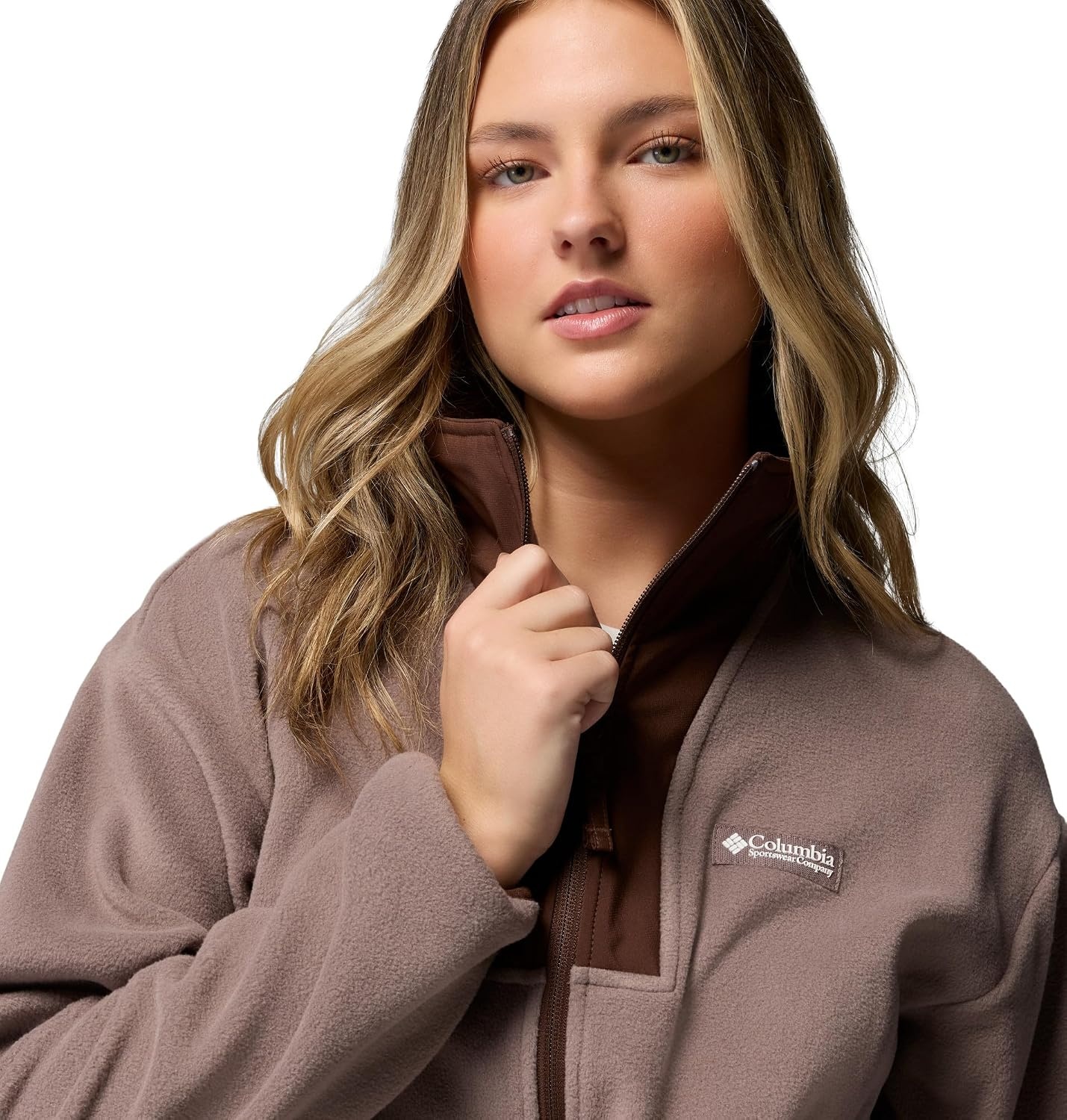 image:imageColumbia Womens Sequoia Grove II Full ZipIronTobacco