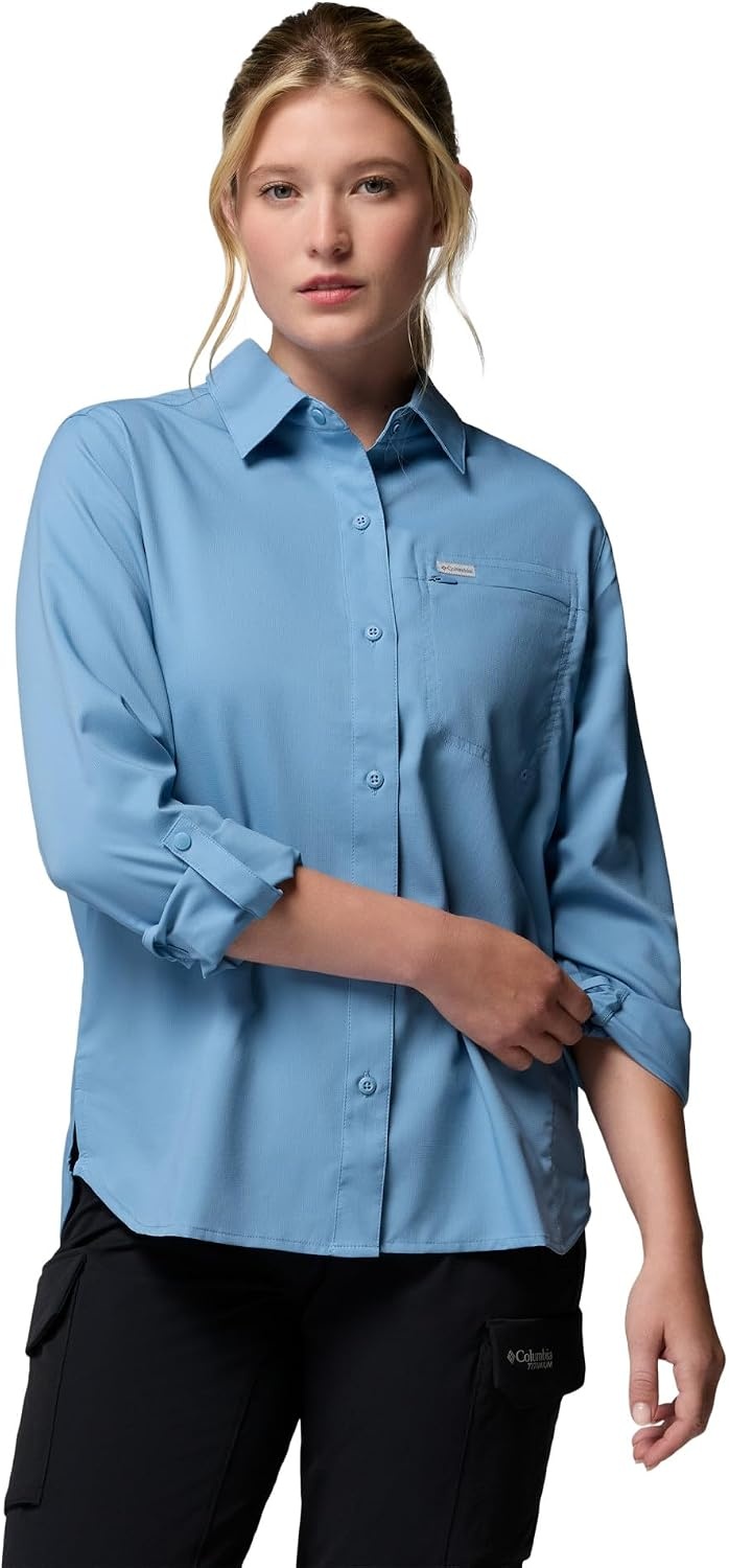 image:imageColumbia Womens Silver Ridge Utility II Long Sleeve ShirtRainy Day