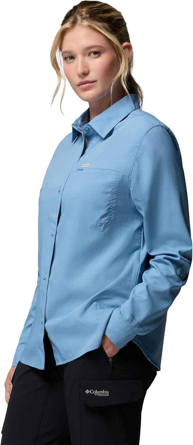 image:imageColumbia Womens Silver Ridge Utility II Long Sleeve ShirtRainy Day