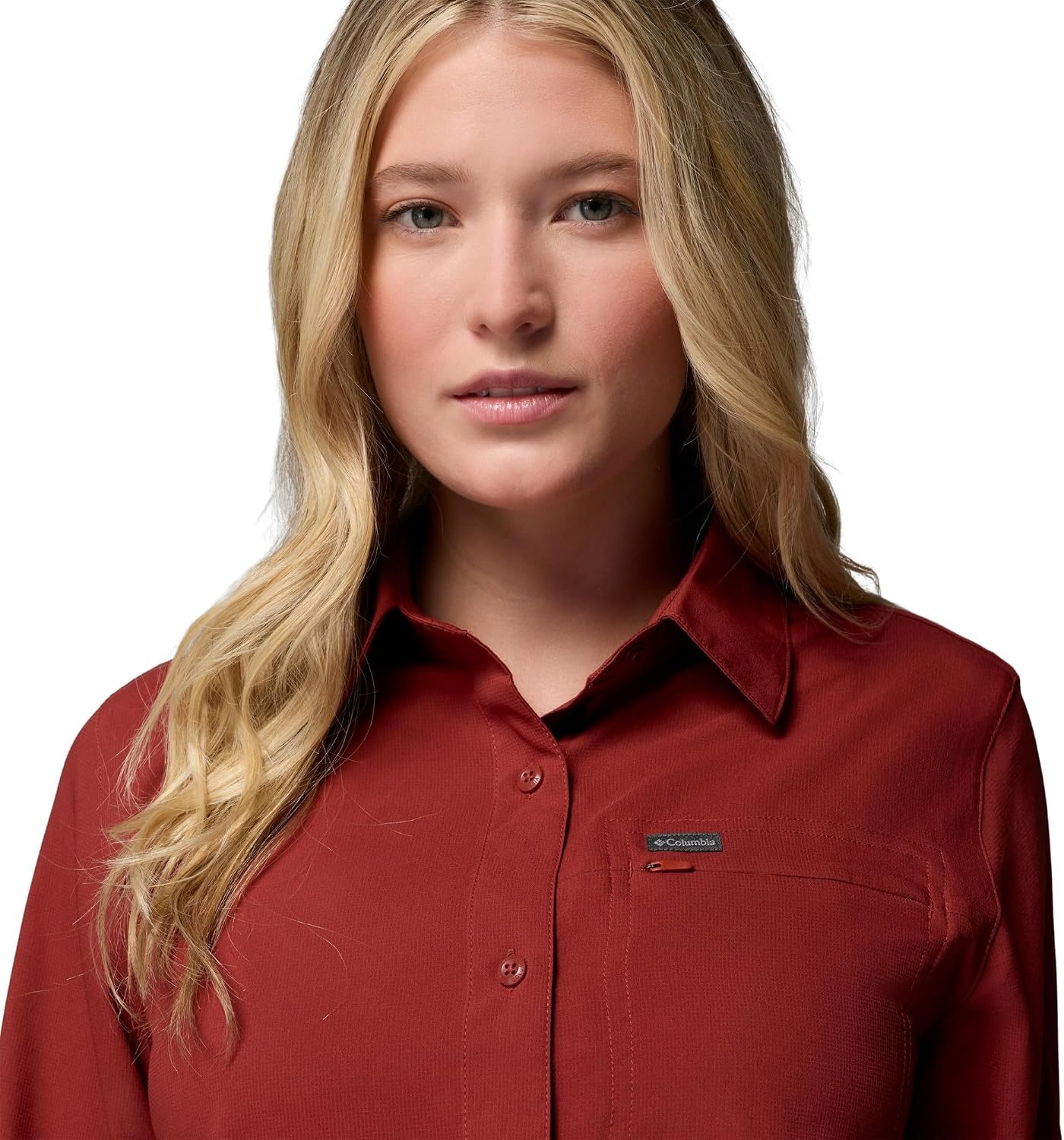 image:imageColumbia Womens Silver Ridge Utility II Long Sleeve ShirtRed Oxide