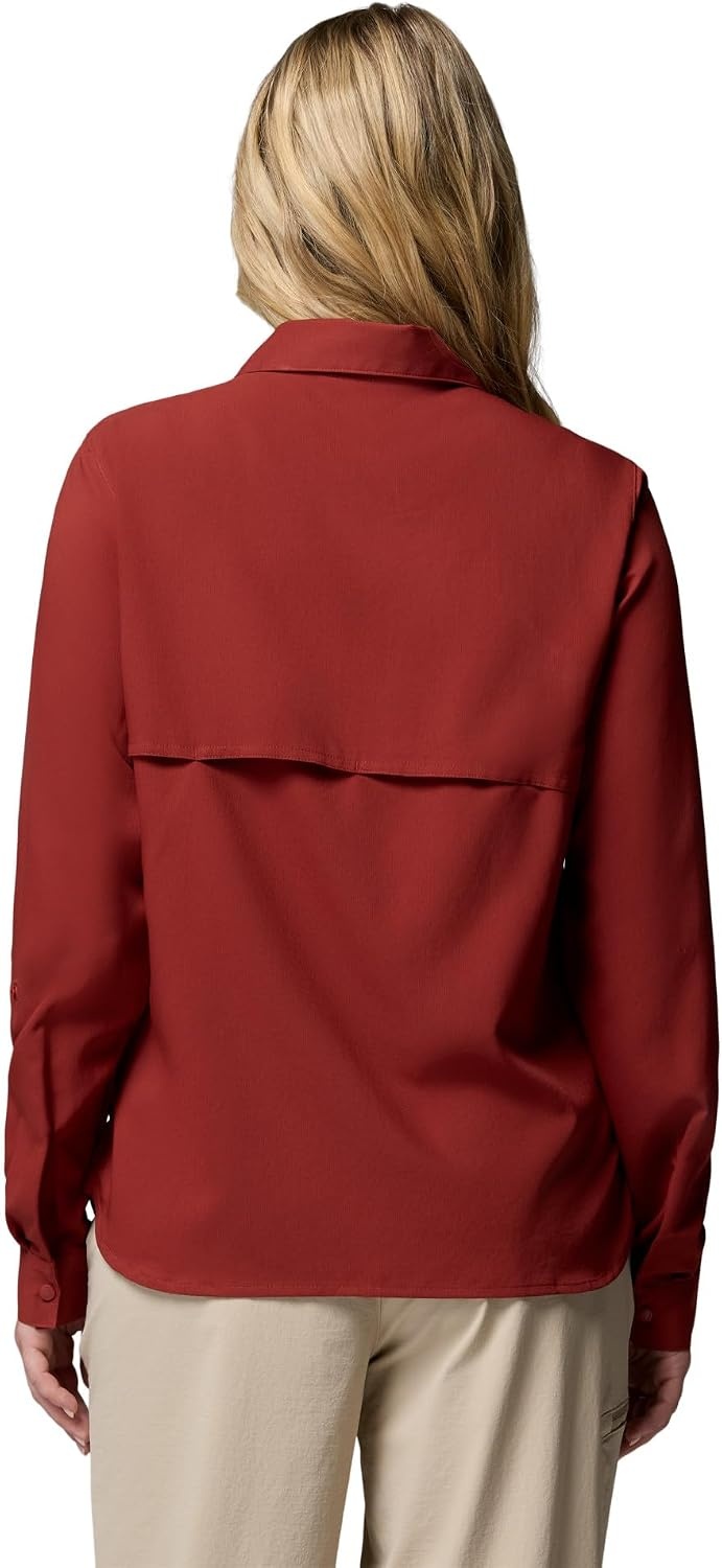 image:imageColumbia Womens Silver Ridge Utility II Long Sleeve ShirtRed Oxide