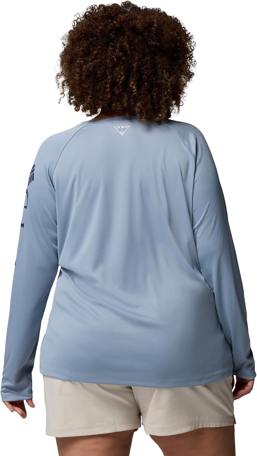 image:imageColumbia Womens Tidal Tee II Long Sleeve HoodieDockside BlueNocturnal Logo