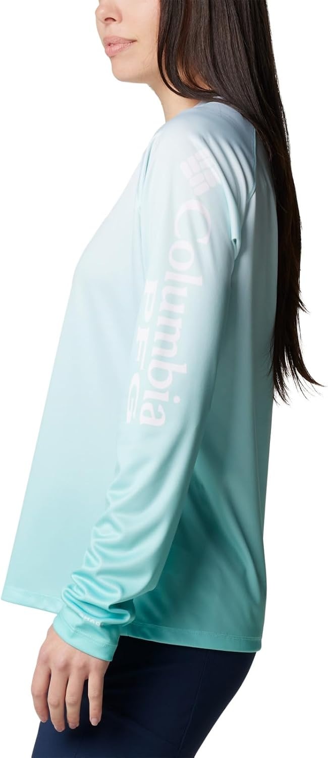 image:imageColumbia Womens Tidal Tee II Long Sleeve HoodieGulf Stream Basic Gradient