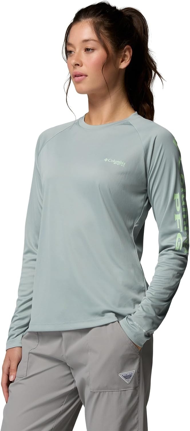 image:imageColumbia Womens Tidal Tee II Long Sleeve HoodieNiagaraKey West Logo