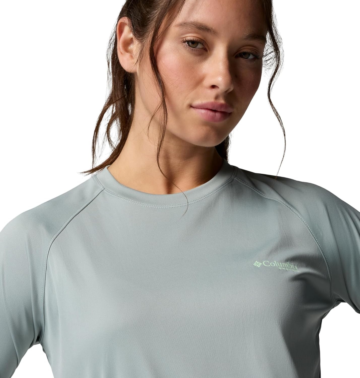 image:imageColumbia Womens Tidal Tee II Long Sleeve HoodieNiagaraKey West Logo