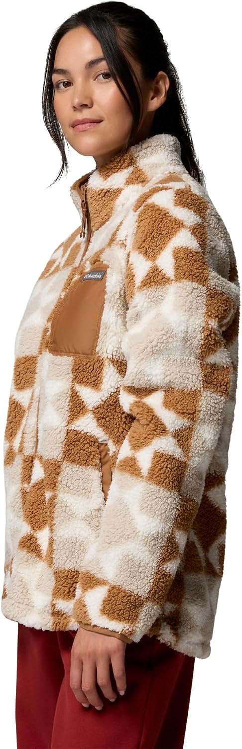 image:imageColumbia Womens West Bend Print Full Zip IICamel BrownCozy Quilt