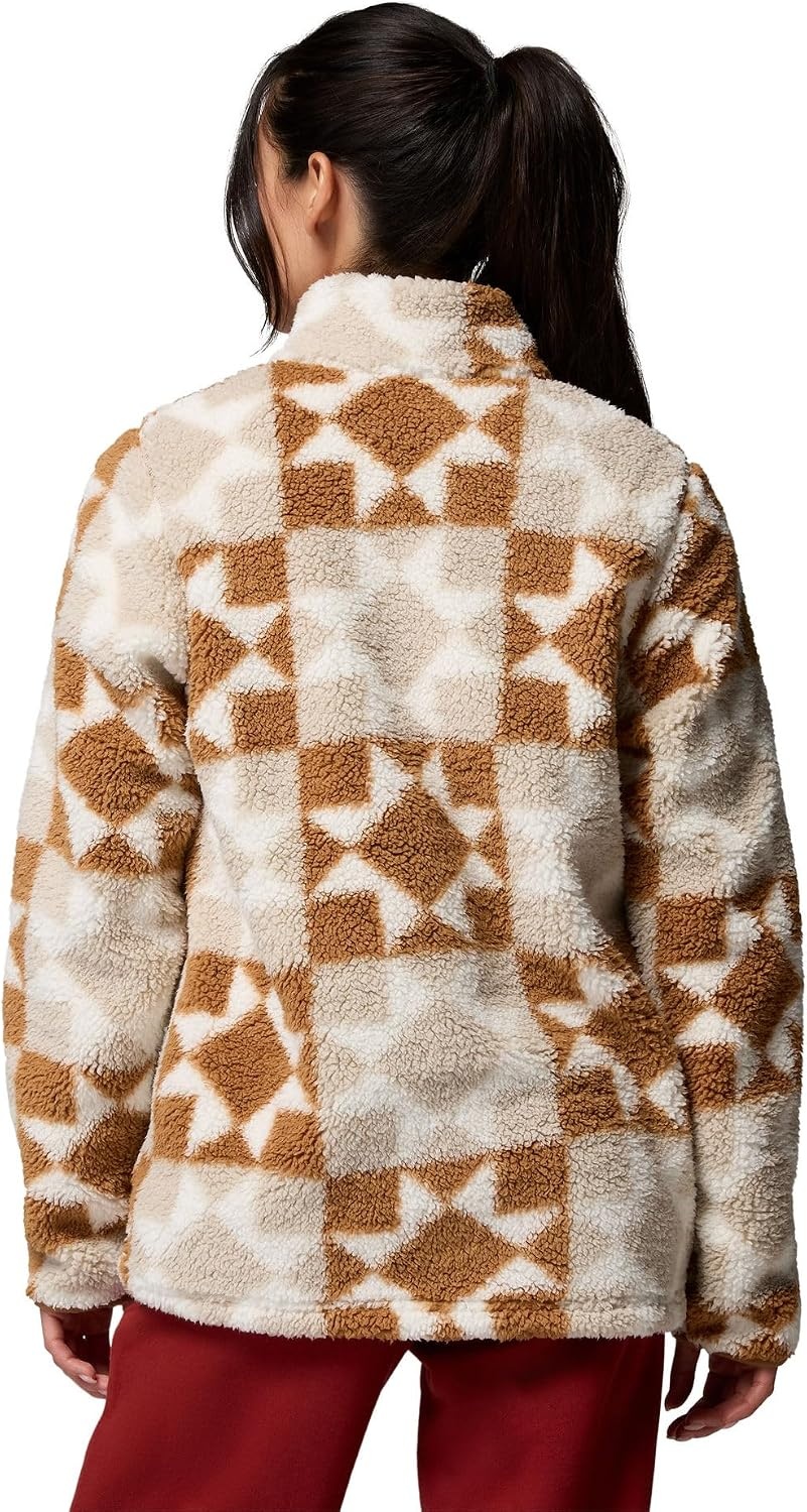 image:imageColumbia Womens West Bend Print Full Zip IICamel BrownCozy Quilt