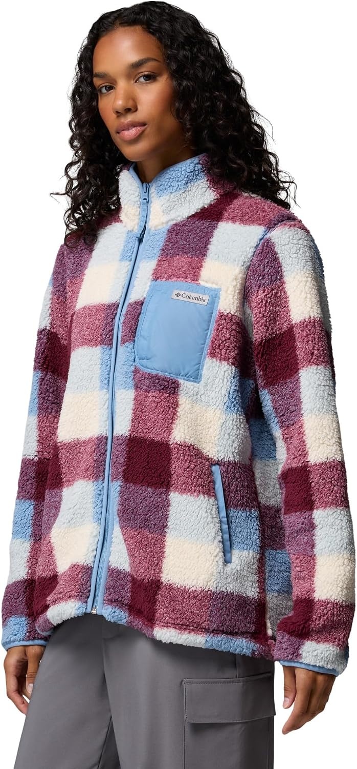 image:imageColumbia Womens West Bend Print Full Zip IIRainy DayMulti Buffalo Check