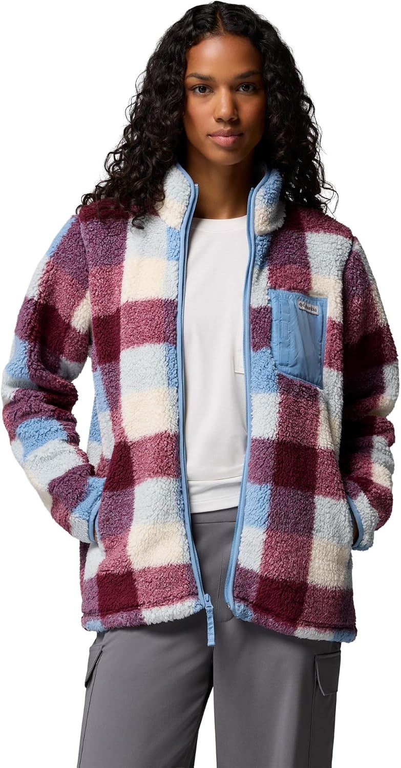 image:imageColumbia Womens West Bend Print Full Zip IIRainy DayMulti Buffalo Check