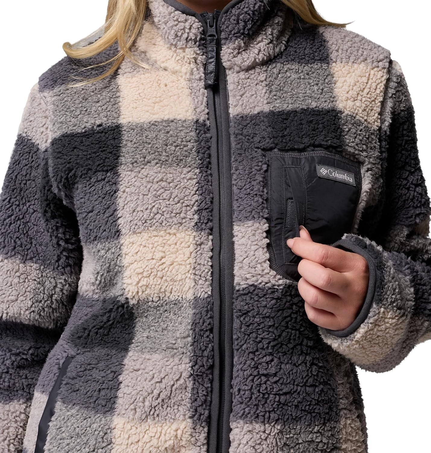 image:imageColumbia Womens West Bend Print Full Zip IISharkMulti Buffalo Check