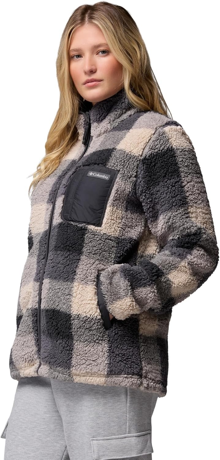 image:imageColumbia Womens West Bend Print Full Zip IISharkMulti Buffalo Check
