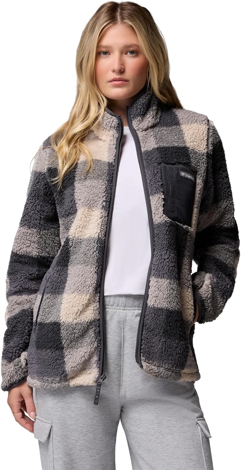 image:imageColumbia Womens West Bend Print Full Zip IISharkMulti Buffalo Check